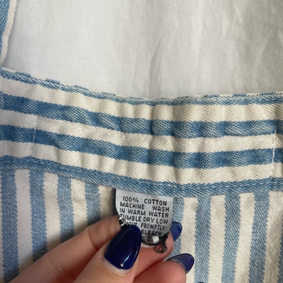 Williams Sonoma Classic Blue and White Apron - Picture 6 of 11